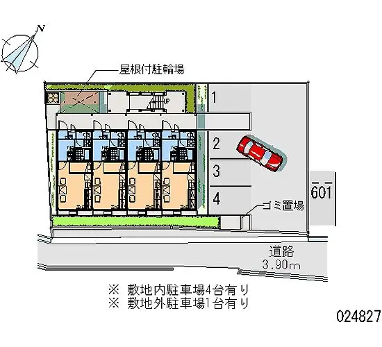 ★手数料０円★和泉市富秋町　月極駐車場（LP）